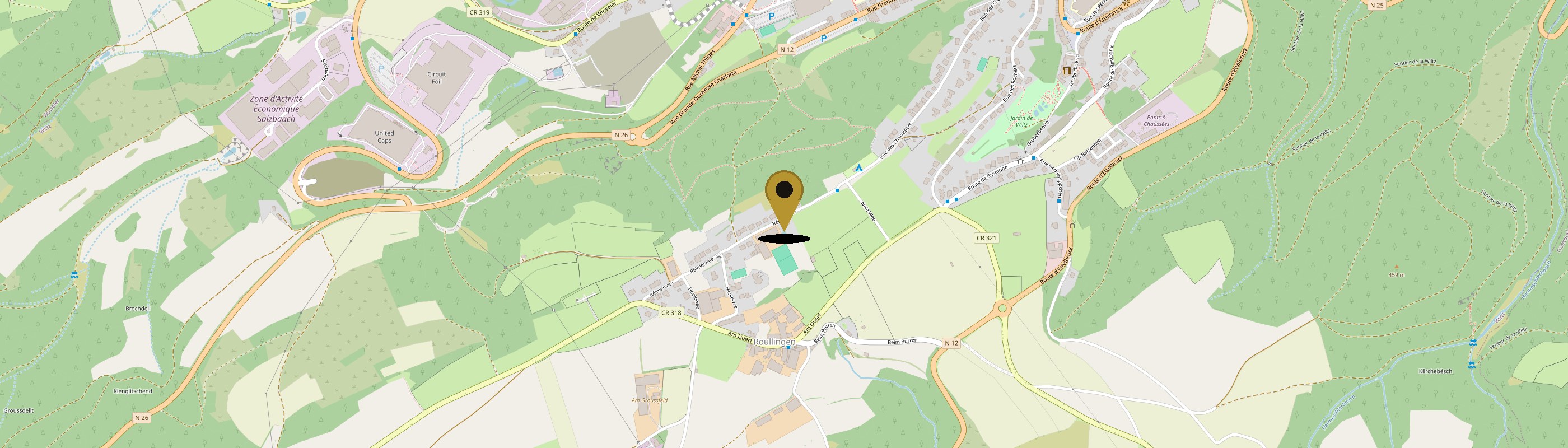 Carte d'accès au Haras d'As